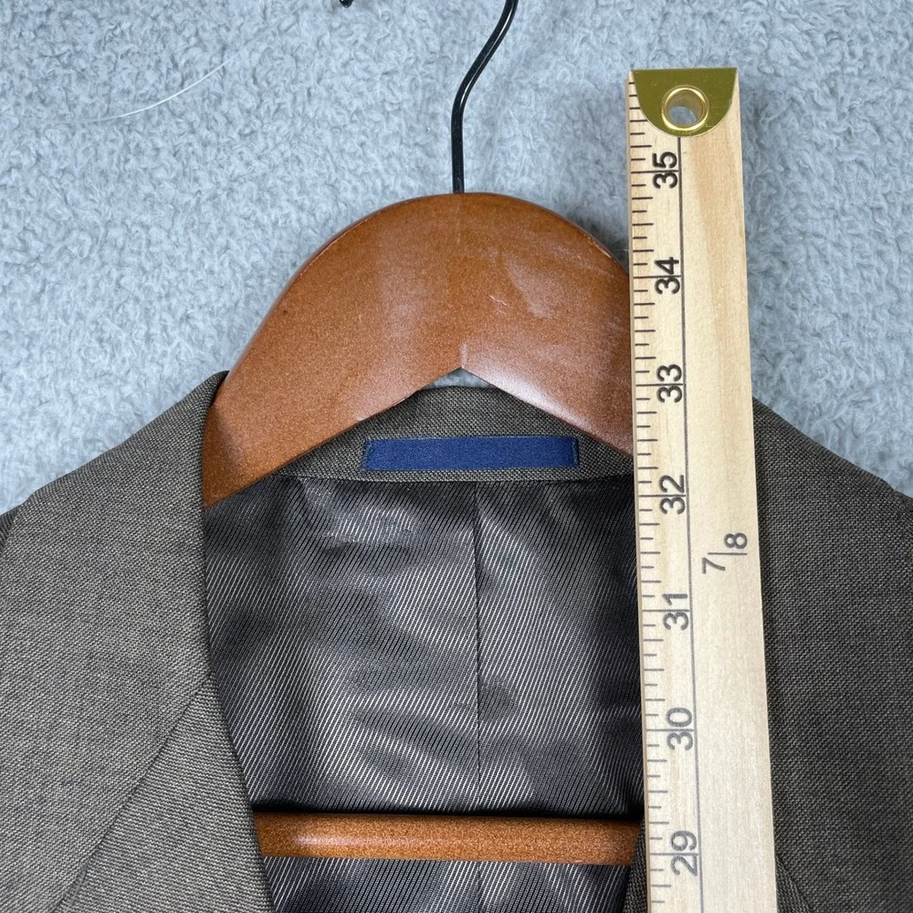 Loro Piana Sport Coat Mens 42R Brown Wool‎ Blazer 3-Button Daniel Cremieux Italy